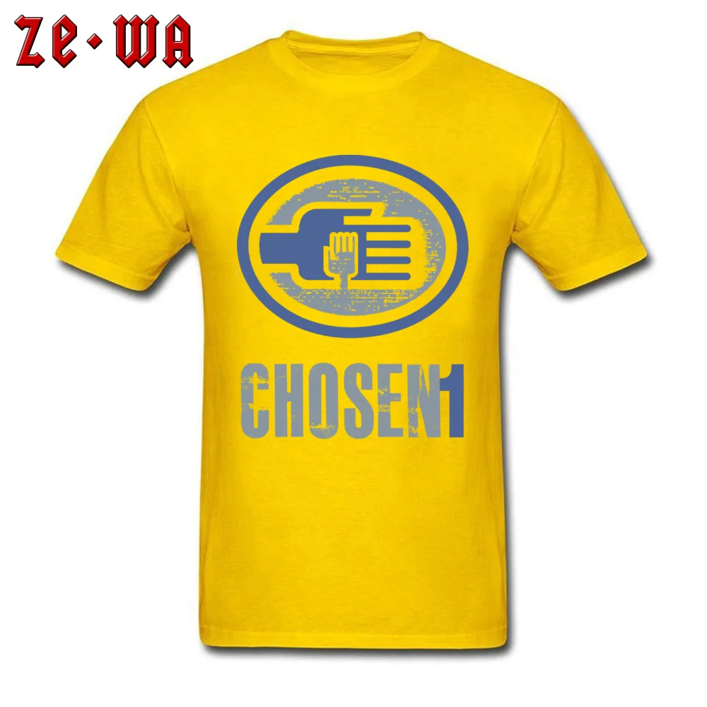 Chosen1 Printing Summer/Fall 100% Cotton O Neck Men Tops Shirts Print T Shirts Faddish Short Sleeve T Shirt Top Quality Chosen1 yellow