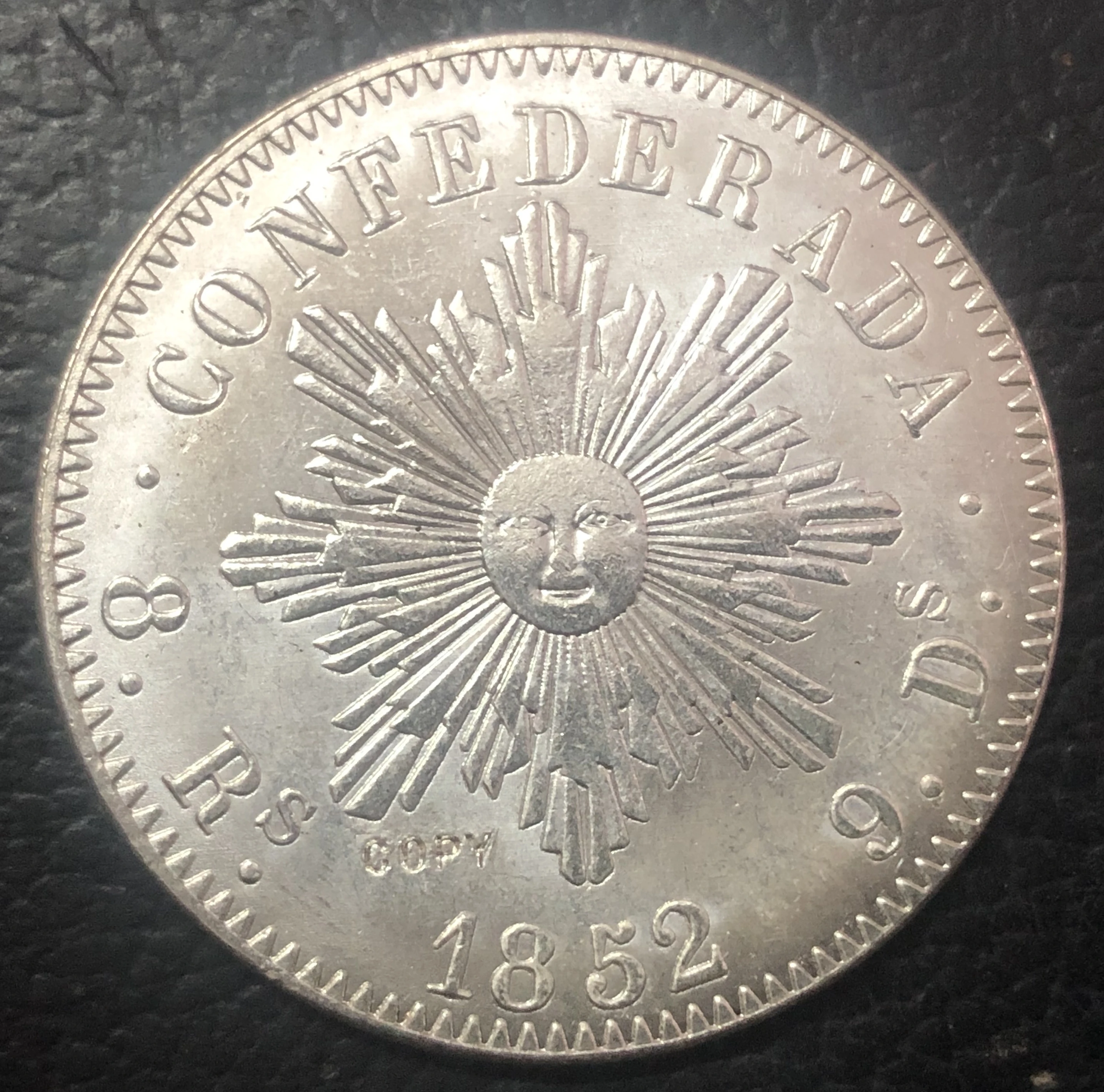 

1852 Cordoba 8 Reales