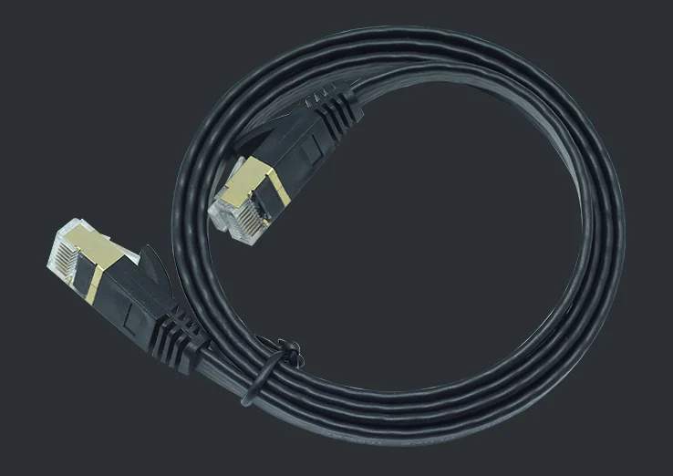 Off-the-полка семь типов сетевой плоский кабель интегрированной проводки бескислородной меди сетевой кабель c14