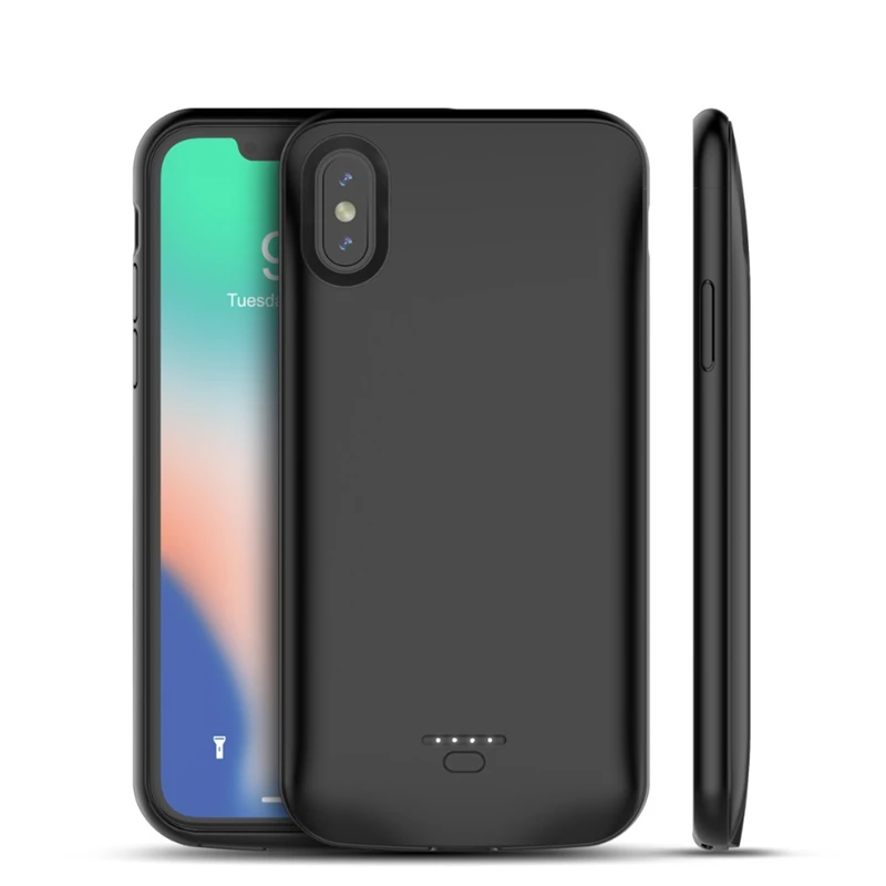 NTSPACE 4000 мАч зарядное устройство чехол для iPhone X power Case Портативный Банк питания зарядный чехол для iPhone XS корпус аккумулятора аудио