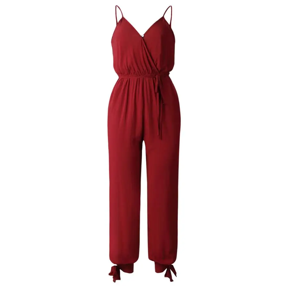 UZZDSS V шеи сексуальные женские комбинезоны с поясом Женское боди комбинезон Feminino