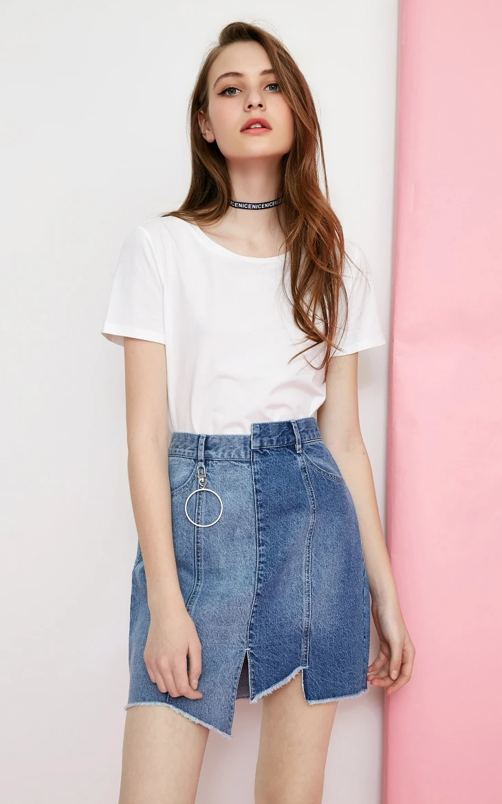 Vero Moda Womens 100%Cotton Multicolor Basic style Minimalist T-Shirt Top | 318101551 | 317101513