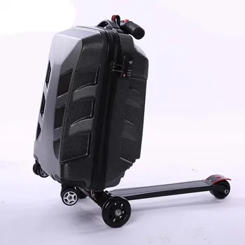 

BeaSumore Originality Scooter Rolling Luggage Men Suitcase Wheels Women Computer Travel Bag Student Multi-function Trolley