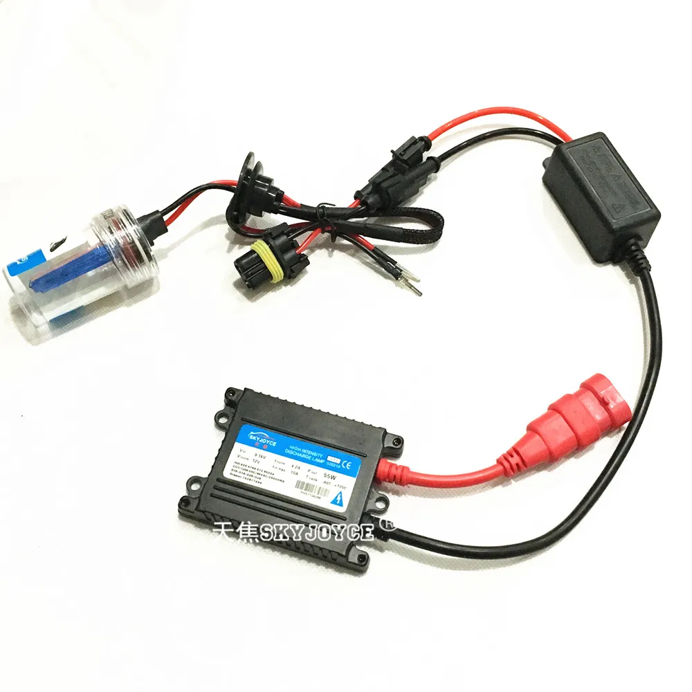 20X DHL DC 55W hid светильник H7 9005 H11 HID kit H4 bulb head H3 9006 3000K 12000K H1 5000K BULB KIT|xenon ballast|hid xenon ballasthid |