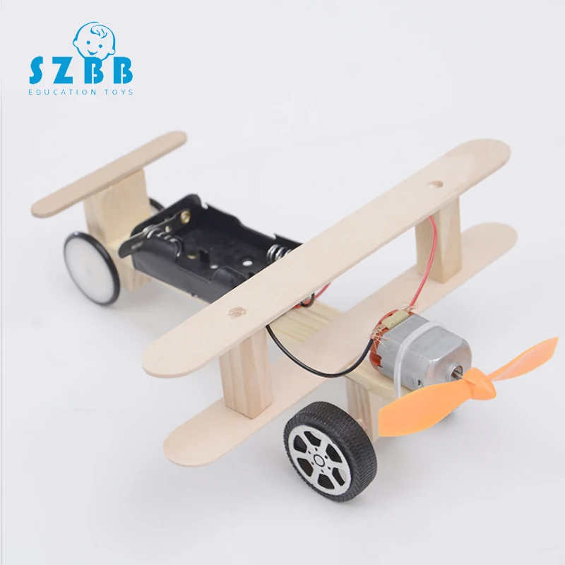 

SZ STEAM Model Toy Diy Electric Motor Toy Taxiing Aircraft Developing Intelligent STEM Toy Science Toy Birthday Gift SZ3201