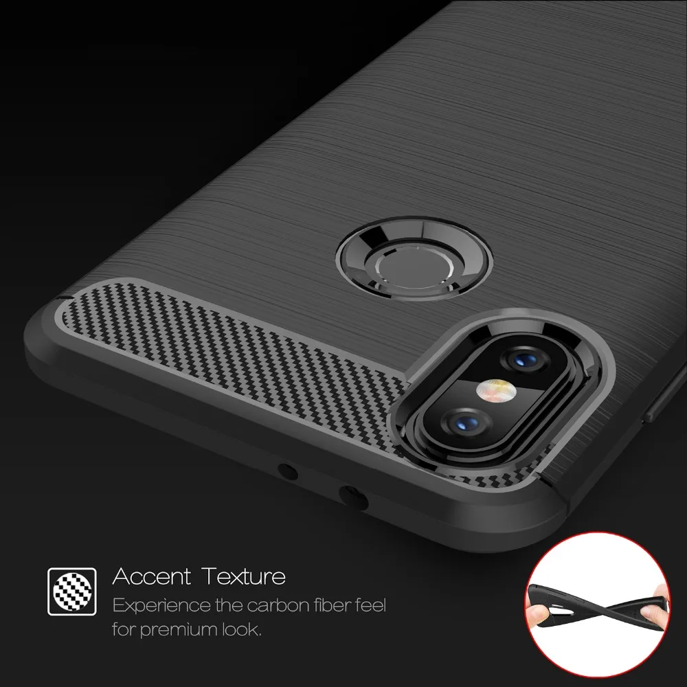 

Carbon Fiber Coque Cover 5.99For Xiaomi Mi A2 Case For Xiaomi Mi A2 A1 6X 5X MiA2 Mi6x Mi5X MiA1 Phone Back Coque Cover Case