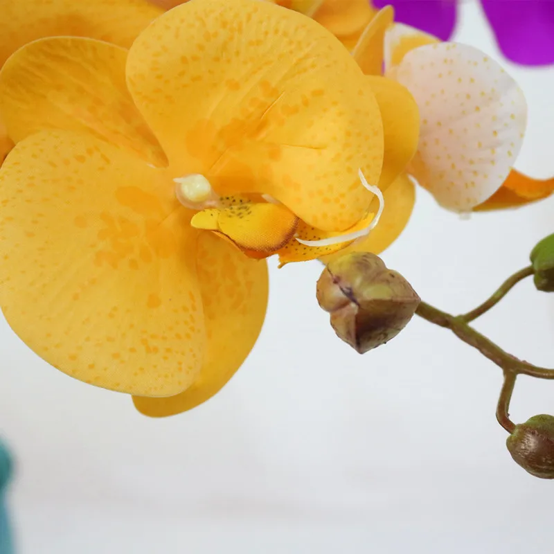 Flone Real Touch Butterfly Orchid Simulation Silk Orchid  Artificial Plant Flower For Wedding Home Office Party Decoration (7)