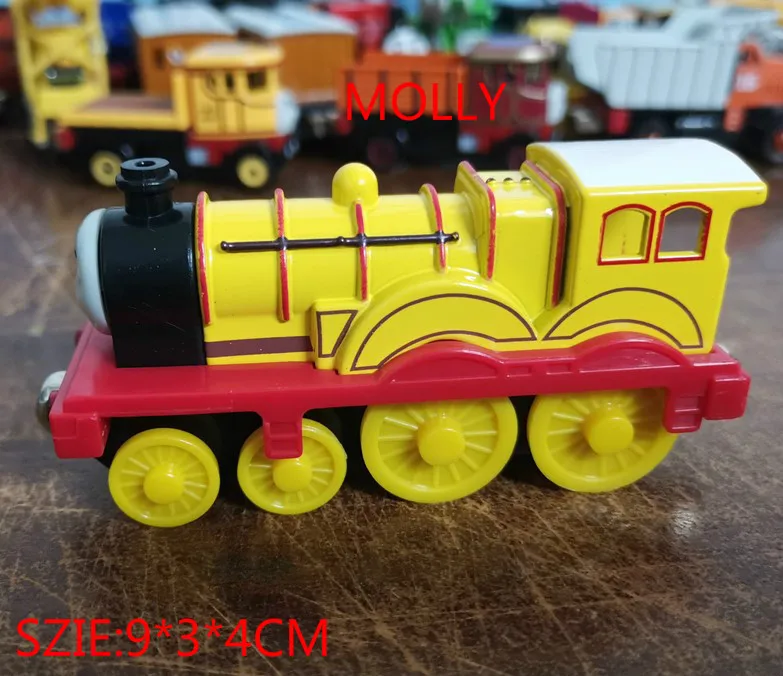 Литой металлический поезд магнитные игрушечные поезда Танк двигатель Trackmaster игрушка для детей маленький автомобиль Рождественский подарок - Цвет: NO17