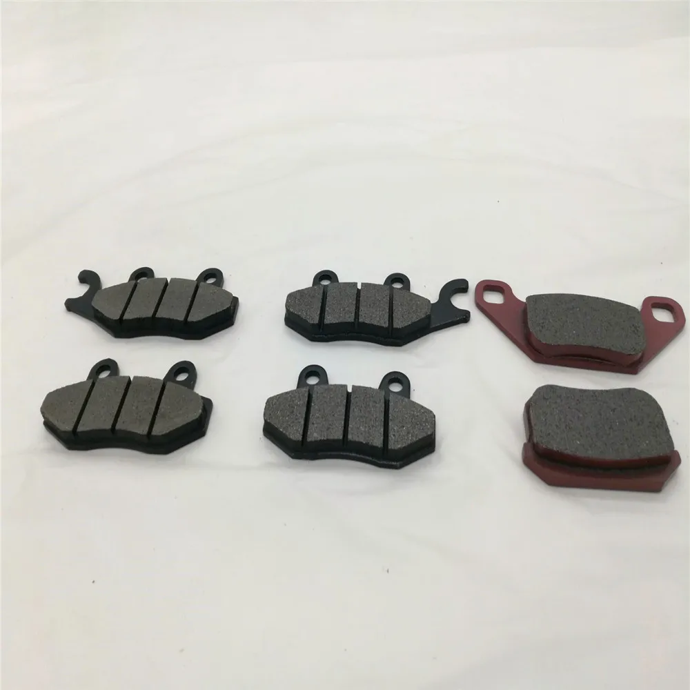 

3 Pairs Semi metallic Front Rear Brake Pad For KAZUMA STELS 500GT 500CC ATV UTV Shinear