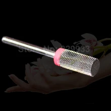 1 предмет высокое качество 3/3" шлифовальной головки черный лак Керамика сверла Дизайн ногтей Salon Professional Электрический Маникюр Педикюр Дрель