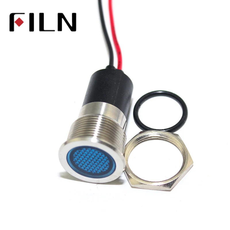 blue 12v indicator light