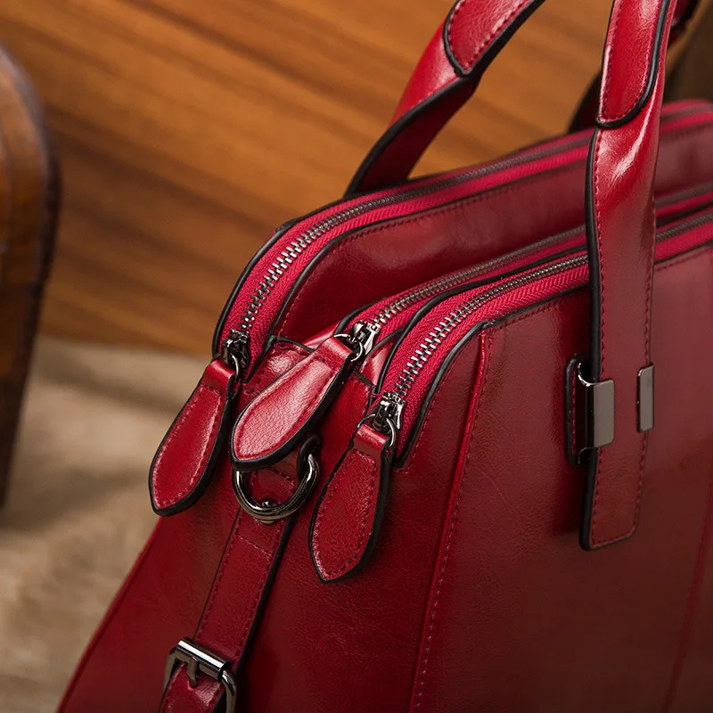 Koop Echte Koe Lederen Dames Handtassen Hoge Kwaliteit Vrouwen Echt Lederen Tas Totes Messenger Bags Designer Luxe Schoudertas Vrouwelijke
