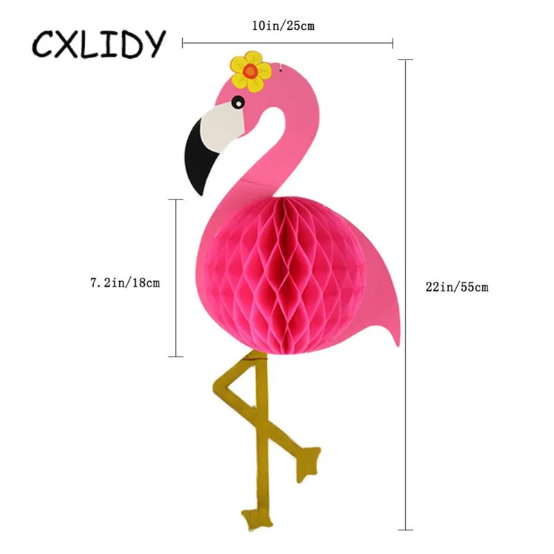 Hawaiian Party ALOHA Letter Turtle Leaf Banner Pineapple Balloon Flamingo Straw Honeycomb Ball Paper Lantern Decoration qq096 (49)