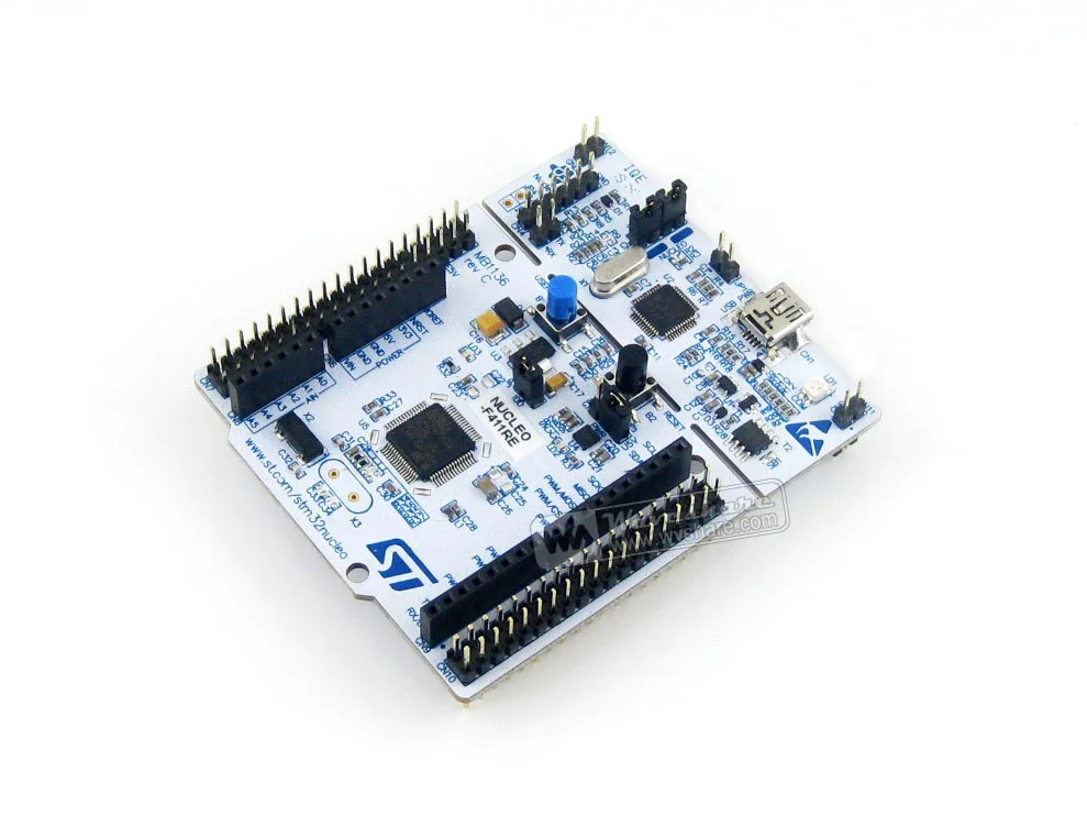 ST официальный NUCLEO-F411RE STM32 Nucleo-64 ARM макет макетная плата с STM32F411RE MCU поддерживает ST morfo подключение