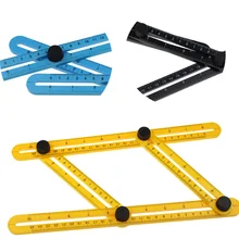 3 Color Folding Angle-izer Professional Template Tool Angle Measuring Tool Protractor Multi-Angle Ruler Craftsmen Layout Tools