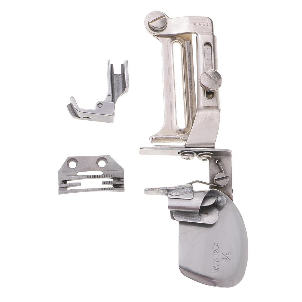 Industrial Sewing Machine Part Clean Finish Shirt Tail Hemmer Attachment Set