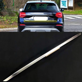 

Stainless Steel Rear Tail Gate Bottom Mouding Strip Trim 1pcs Car Styling Accessories For Audi Q2 2017 2018