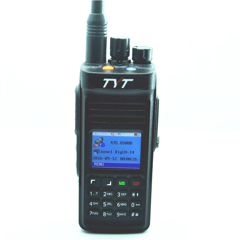 Новая модель TYT MD-398 DMR цифровая рация UHF 400-470Mhz Водонепроницаемая IP67 10W Мощность MD 398 2800mAh Портативная двухсторонняя рация