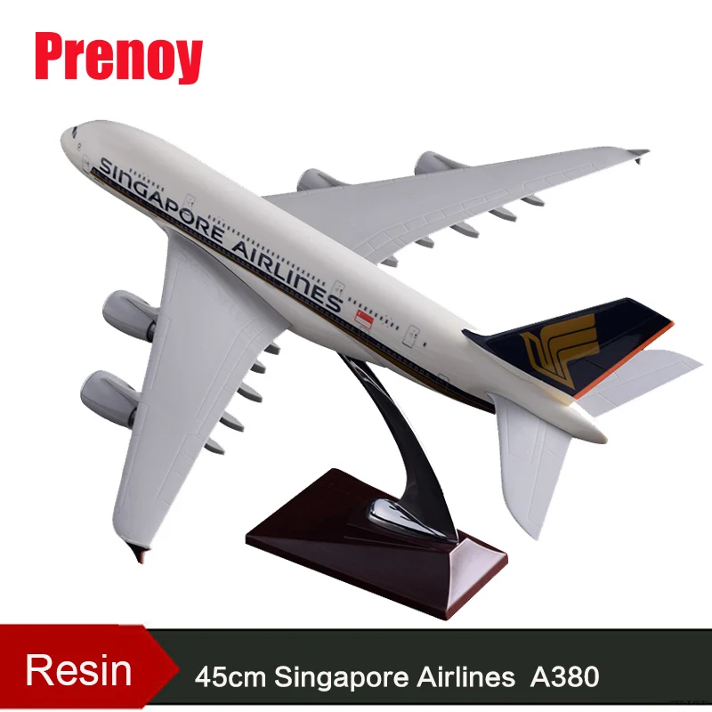 Модель самолета A380 авиакомпании Singapore Airlines 45 см| |