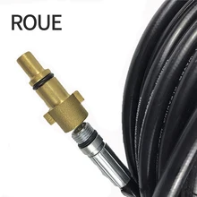 Nilfisk kew-alto – tuyau de nettoyage de l'eau, tuyau de vidange d'égout de ROUE 10m 15m 20m adaptateur pour nettoyeur à pression Huter (MOH007)