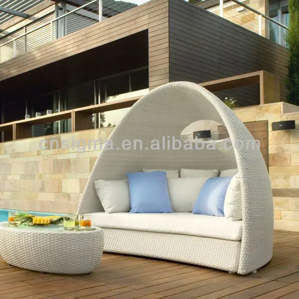 Garden Furniture Pod 2017 design furniture pe rattan synthetic wicker daybed outdoor Garden Furniture Pod 2017 design furniture pe rattan synthetic wicker daybed outdoor
