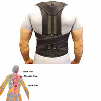 

Back Shoulder Support Brace Straightener Posture Corrector Vest Back Support Belt Correction For The Back Scoliosis S - XXL