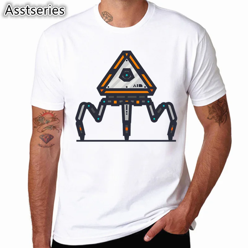 Apex Legends игровая футболка мужские летние популярные мужские футболки с коротким рукавом футболки для взрослых игровая рубашка плюс размер HCP4560