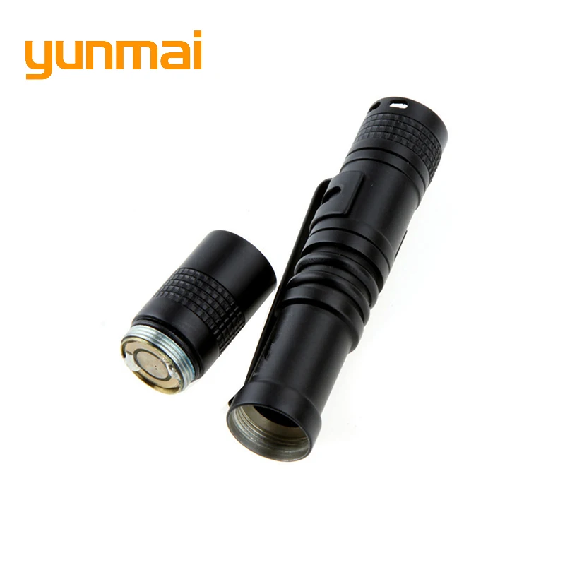 Yunmai портативный мини фонарик xpe-q5 led фонарик фонарик карманный свет 1 режимов открытый отдых на природе света использовать батарейки аааСветодиодный фонарик