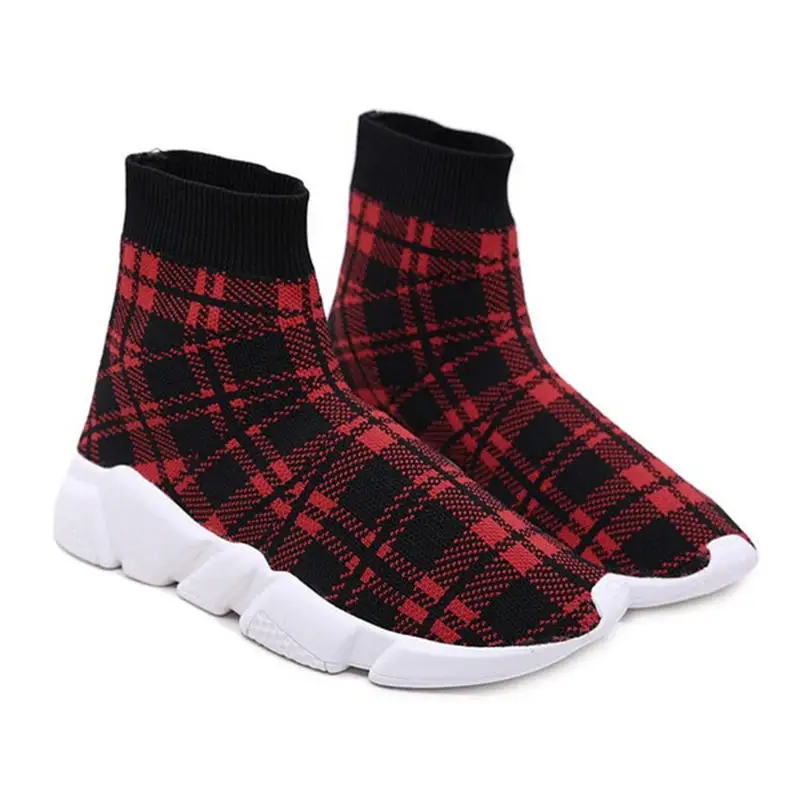 

2018 Sokken Vrouwen Loopschoenen Merk Fly lijn Stof Liefhebbers Sportschoenen Voor Mannen Outdoor Atletische vrouwen sneakers