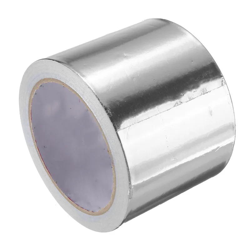 MTGATHER 80mm x 25m Aluminum Foil Heat Shield Tape Adhesive Temporary