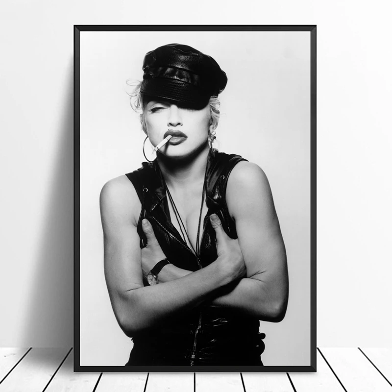 

Madonna Singer Music Poster Hip Hop RapPrint Music Band Star Poster Wall Art Painting Room Home Decor Canvas Print