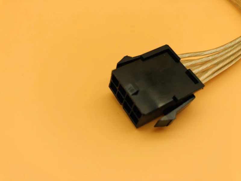 CYDZ 4Pin to 8Pin Power Cable Adapter for PC 4P to 8P CPU P4 to P8 Extension Cables Convertor Wire Cord 20cm for Mining BTC