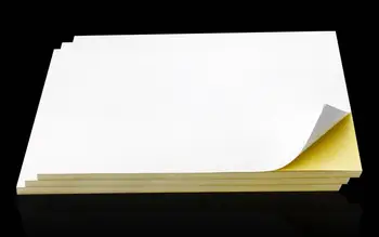 

50 Sheets White Self Adhesive Sticker Label Matte Surface Paper A4 Matt Laser Inkjet/Laser Printer Copier Craft Paper