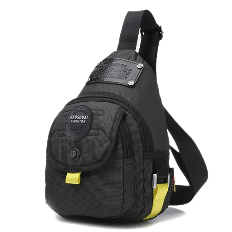 Nieuwe Collectie Mannen Nylon Sling Borst Dag Terug Pack Vintage Cross 