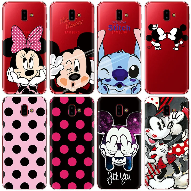 

Cartoon Cute For Samsung Galaxy J6 2018 Case Cover Soft Silicon TPU Capa Case For Galaxy J6 Plus J6+ J6Plus J610F SM-J610F Thin