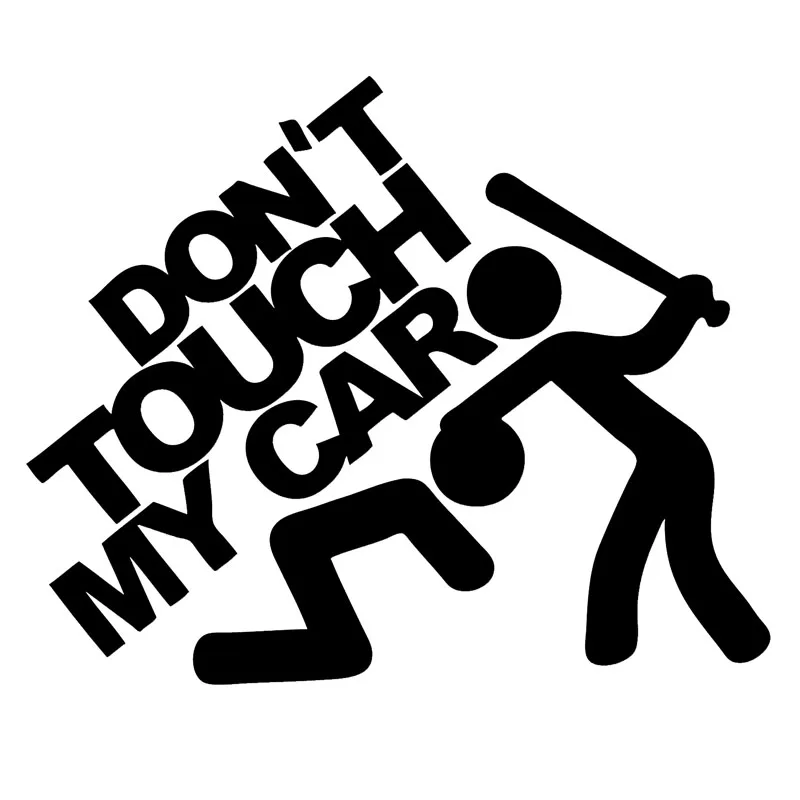 Наклейка на автомобиль Don't Touch My Car Стайлинг автомобиля Jdm Slammed забавный Дрифт