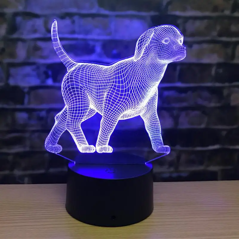  Twelve Zodiac Mouse 3d Lamp Tiger Rabbit Dragon Snake 3d Led Lights Horse Sheep Monkey Chicken Dog  - 32974373273