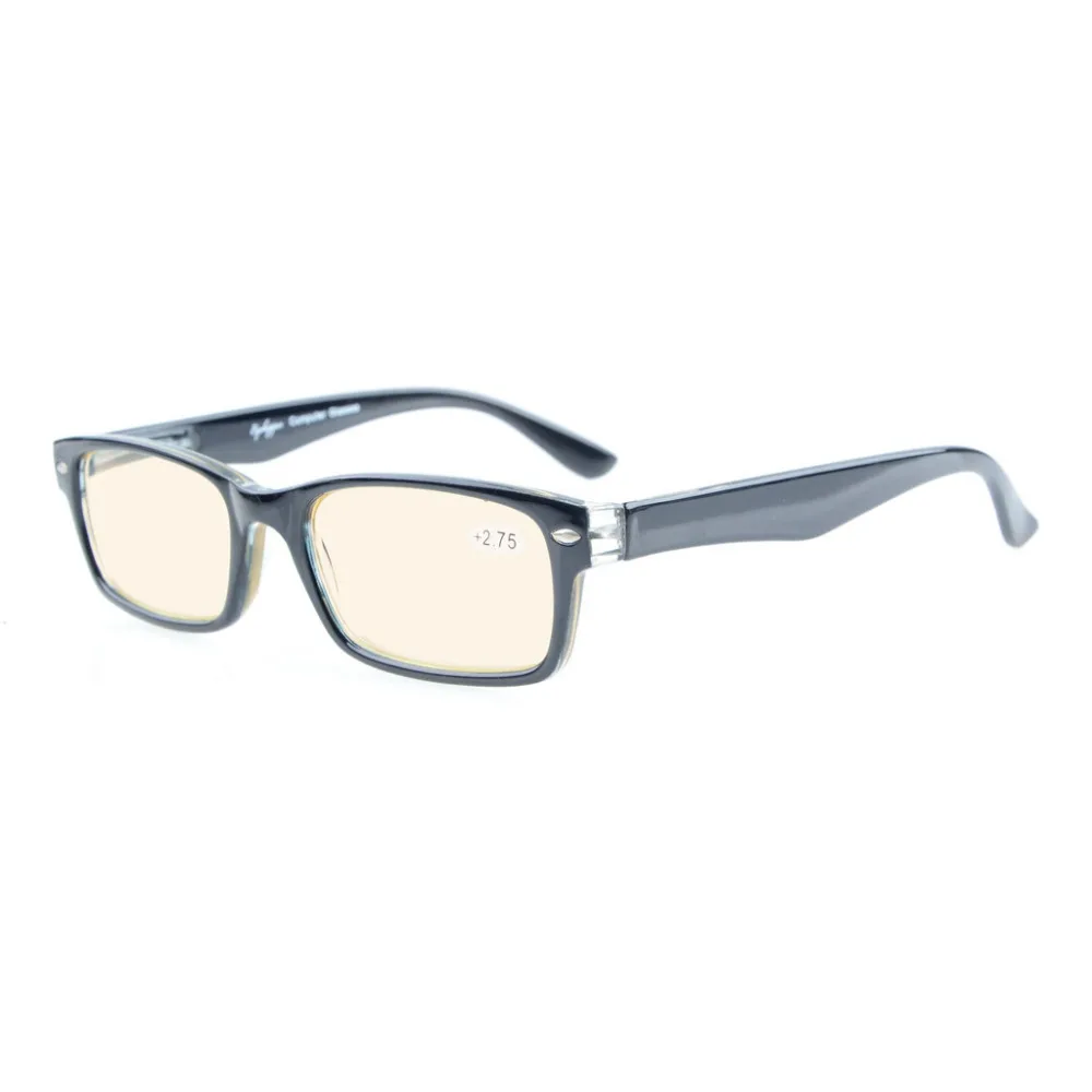 

CG055 Light Lens Eyekepper Spring Hinges UV Protection, Anti Glare Anti Blue Rays Yellow Tinted Lenses Computer Reading Glasses