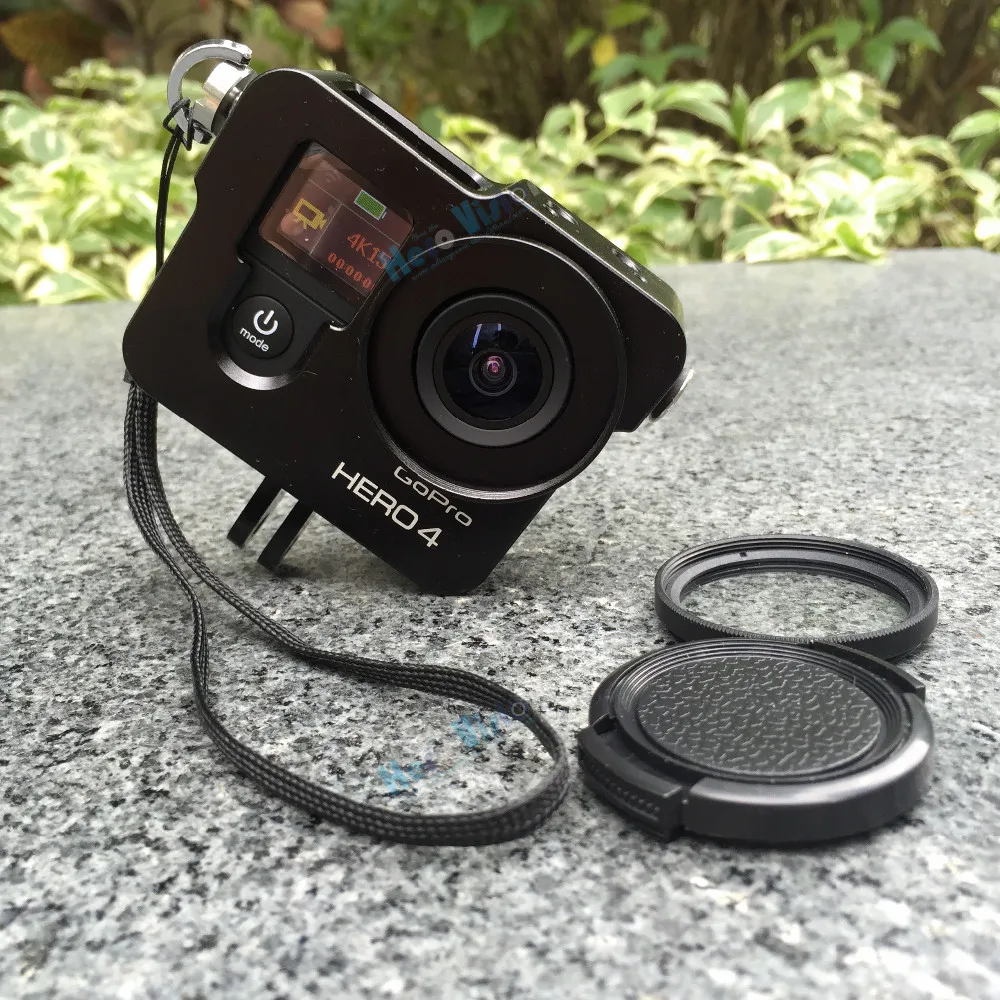 4K камера H3R 2,4G дистанционное управление двойной экран Экшн-камера 4K 25FPS Спортивная Дорожная камера того же дизайна, что и hero 4 черный