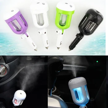 

New Led Light Color Car Charger Steam Air Humidifier and Aromatherapy Essential Oil Car Diffuser
