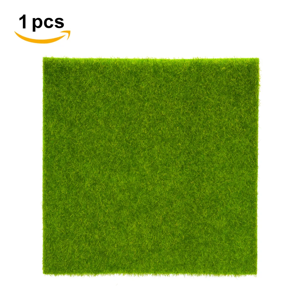 30x30 см искусственная трава газон трава растения для миниатюрного кукольного домика ландшафтное украшение
