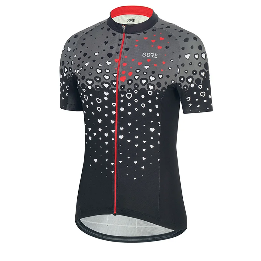 Женская летняя спортивная одежда для велоспорта GORE из полиэстера для гонок, Джерси, быстросохнущая Спортивная одежда для велоспорта - Цвет: 02