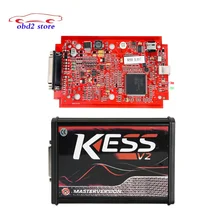 Новейший OBD2 чип тюнинг тоже Kess V2 V5.017 ECU программист Без маркера ограниченная Kess V2 5,017 с Красной печатной платой онлайн Версия ЕС