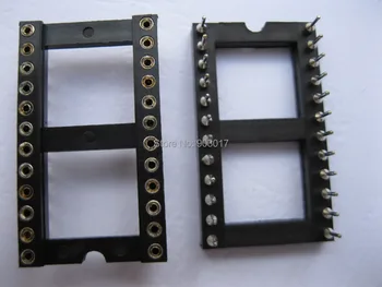 

IC Socket Adapter 24 PIN Round DIP X=15.24mm High Quality 140 pcs per lot