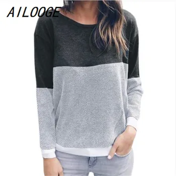 

AILOOGE Female Reversible Hollow Out Knitted Sweater Pullover Backless Long Sleeve Two Side Wear Autumn Winter Plus Size Jumper