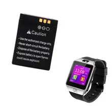 For DZ09 Smart Watch Battery 380mAh Replacement Li-ion Polymer Backup Battery for dz09 smart watch phone batteria