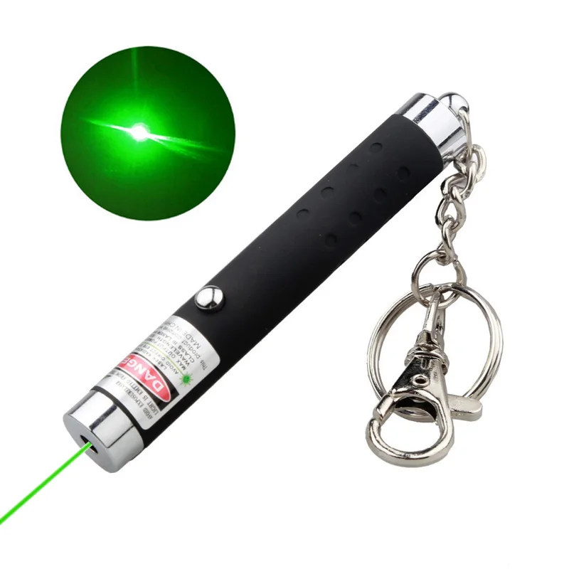 

5MW 532NM Green Laser Pointer Pen High Power Bright Single Point Green Lazer Pen with Key Chain High Quality
