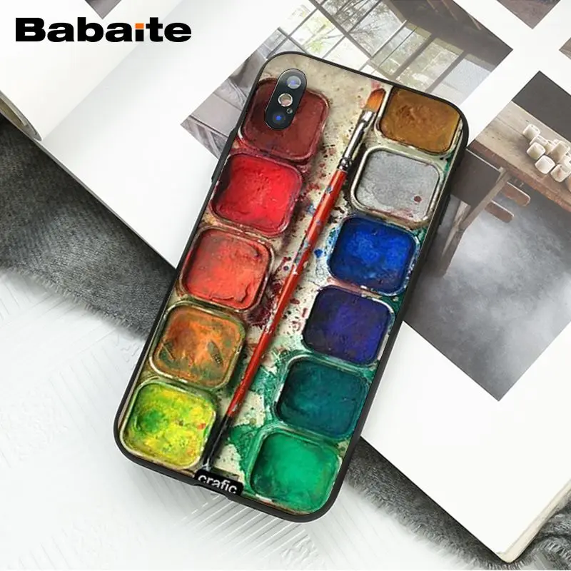 Colorful Watercolors Set Paint Palette Cake Macaroon Makeup