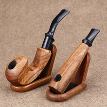 Новая розовая курительная трубка 9 мм фильтр табачная трубка с инструментами Высший сорт ручной работы трубка из палисандра деревянная труба