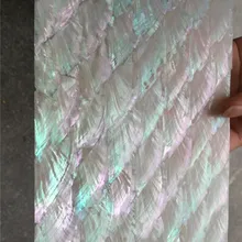 Веерный узор pauna abalone покрытие под перламутр лист для музыкального инструмента и деревянная инкрустация 1 шт